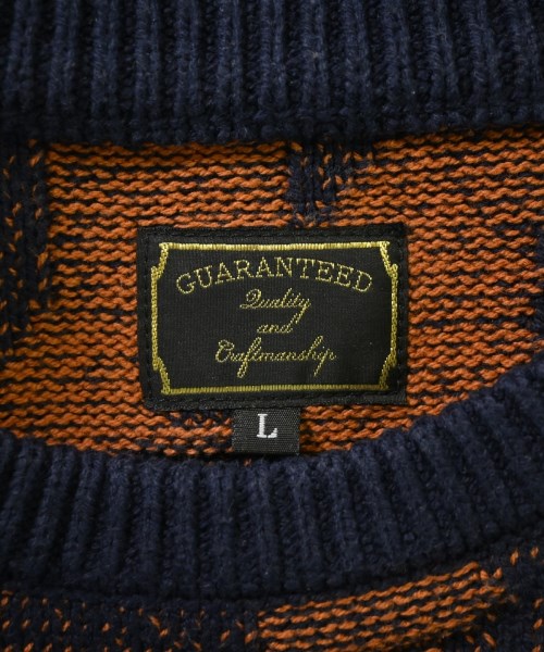 GUARANTEED（ギャランティード）ニット・セーター 紺 サイズ:L メンズ/2200673843074