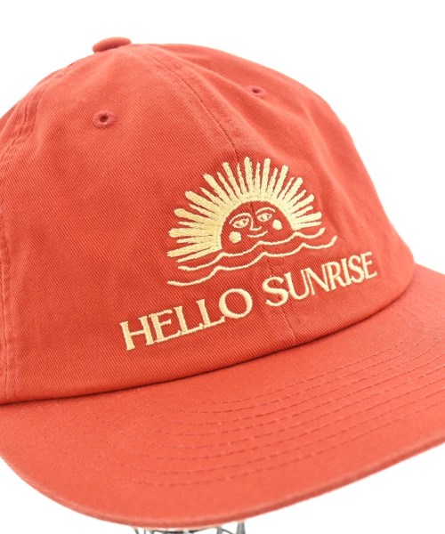 Hello Sunrise（ハローサンライズ）キャップ オレンジ サイズ:- メンズ/2200698600249