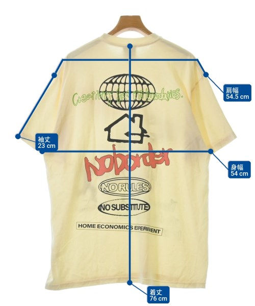 HOME ECONOMICS EXPERIMENT（ホームエコノミックスエクスペリメント）Tシャツ・カットソー ベージュ サイズ:-(L位) メンズ/2200722573037