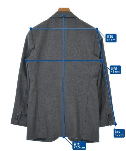 HUSBANDS（ハズバンズ）その他 グレー サイズ:48(L位)/40(S位) メンズ/2200628213181