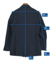 HUSBANDS（ハズバンズ）テーラードジャケット 紺 サイズ:48(L位) メンズ/2200648414025