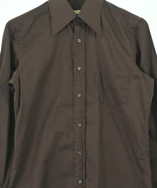 HUSBANDS（ハズバンズ）カジュアルシャツ 茶 サイズ:XS メンズ/2200665832062