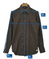 HUSBANDS（ハズバンズ）カジュアルシャツ 茶 サイズ:XS メンズ/2200665832062