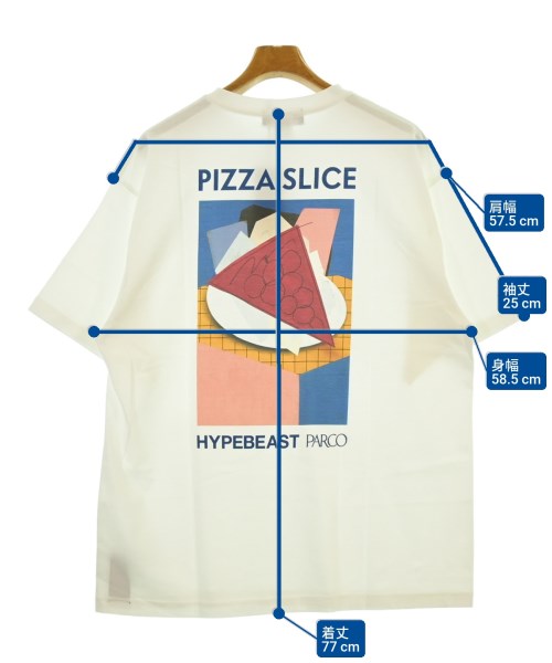HYPEBEAST（ハイプビースト）Tシャツ・カットソー 白 サイズ:XL メンズ/2200669696028