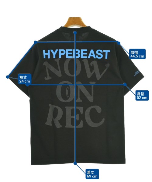 HYPEBEAST（ハイプビースト）Tシャツ・カットソー 黒 サイズ:S メンズ/2200669696035