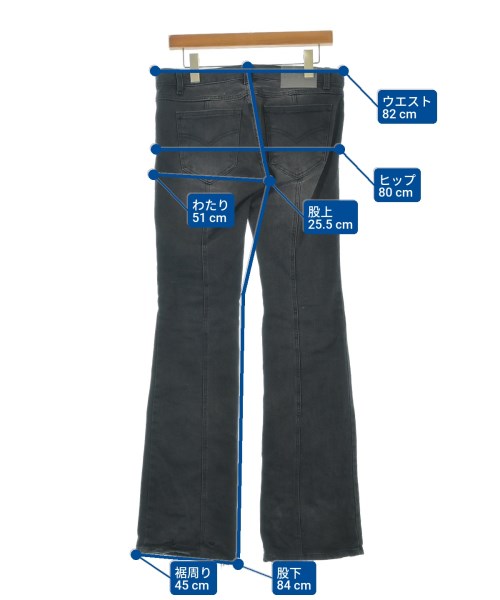 Kashiko（カシコ）デニムパンツ 黒 サイズ:3(L位) メンズ