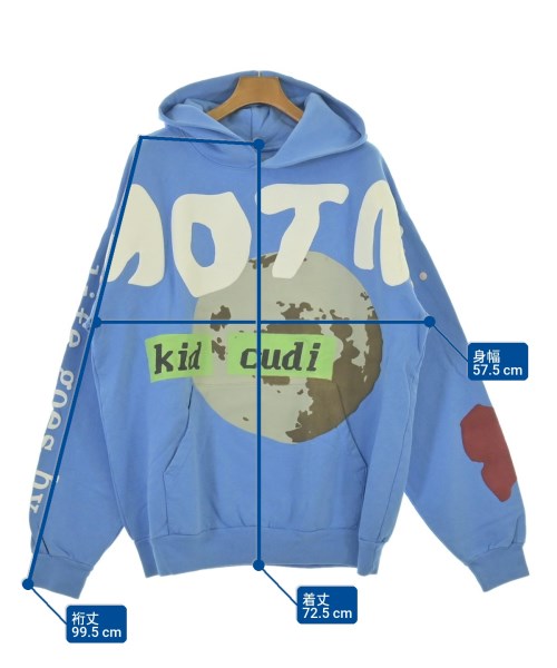KID CUDI（キッドカディ）パーカー 青 サイズ:XL メンズ/2200710390028