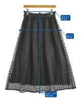 Maglie le cassetto（マーリエルカセット）ロング・マキシ丈スカート 黒 サイズ:11(L位) レディース/2200669479041