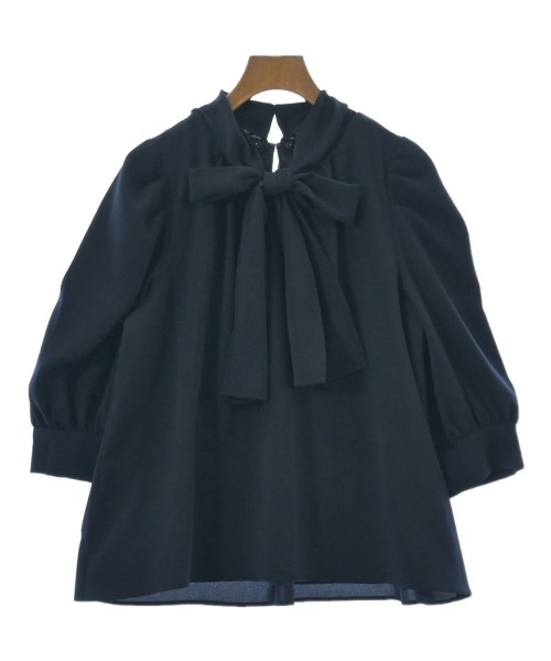 Maglie le cassetto(マーリエルカセット)ブラウス 紺 サイズ:7(S位)/2200657479060