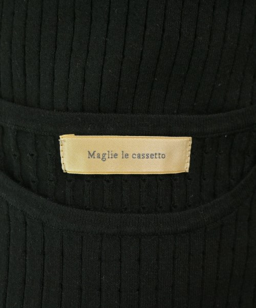 Maglie le cassetto（マーリエルカセット）ニット・セーター 黒 サイズ:9(M位) レディース/2200709549123