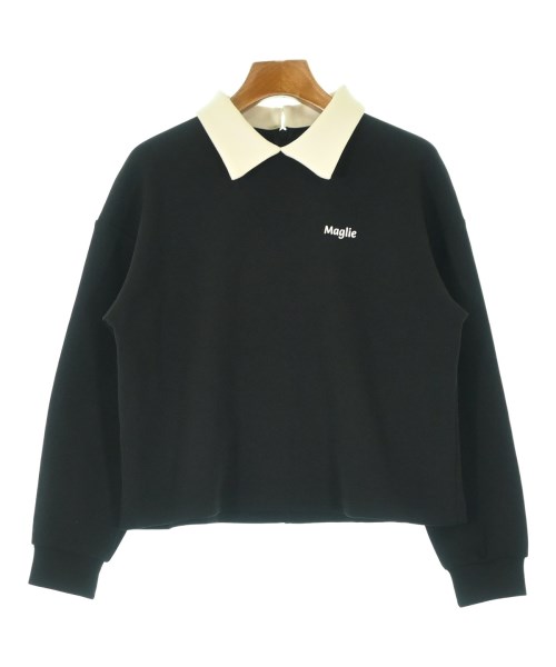 Maglie le cassetto(マーリエルカセット)スウェット 黒 サイズ:9(M位)/2200691314013