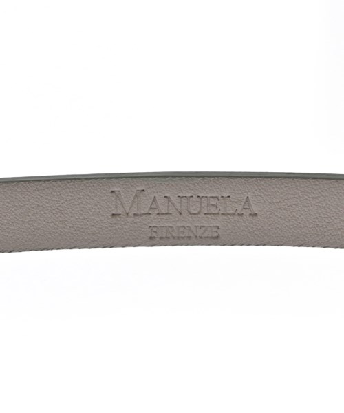 MANUELA FIRENZE（マヌエラフレンツェ）ベルト グレー サイズ:85cm レディース/2200703963956