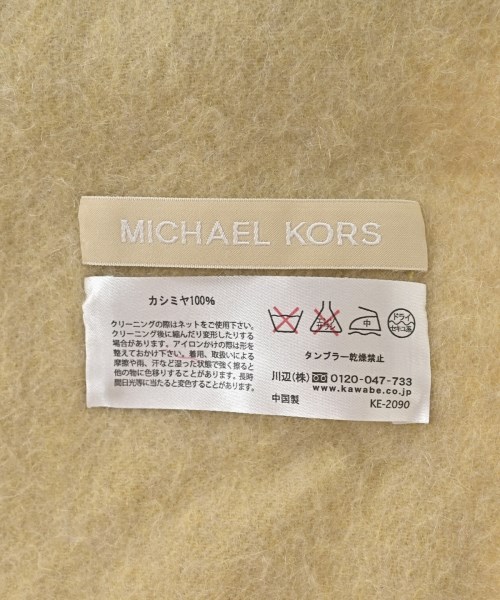 MICHAEL KORS（マイケルコース）ストール 黄 サイズ:- レディース/2200676390049