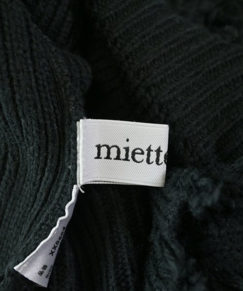 miette（ミエット）ニット・セーター 黒 サイズ:F レディース/2200674632011