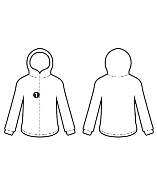 miette（ミエット）パーカー 黒 サイズ:F レディース/2200675058100