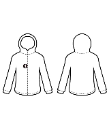 miette（ミエット）パーカー 黒 サイズ:F レディース/2200675058100