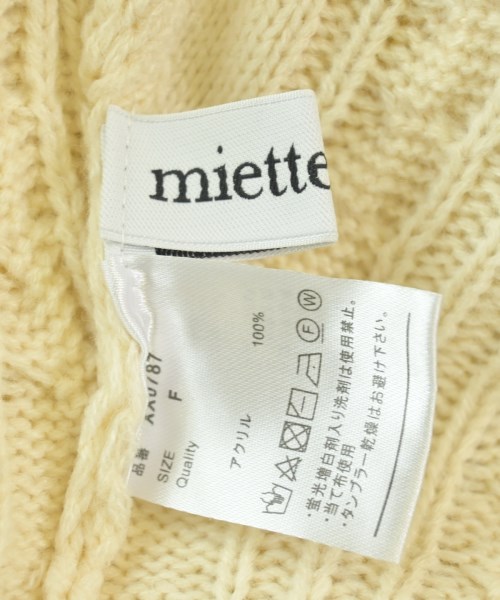 miette（ミエット）ニット・セーター 白 サイズ:F レディース/2200659925039