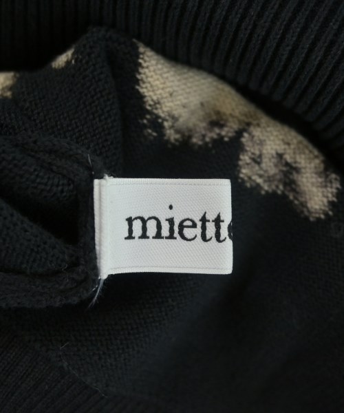 miette（ミエット）ニット・セーター 黒 サイズ:F レディース/2200682405041