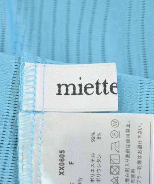 miette（ミエット）ワンピース 青 サイズ:F レディース/2200682405164
