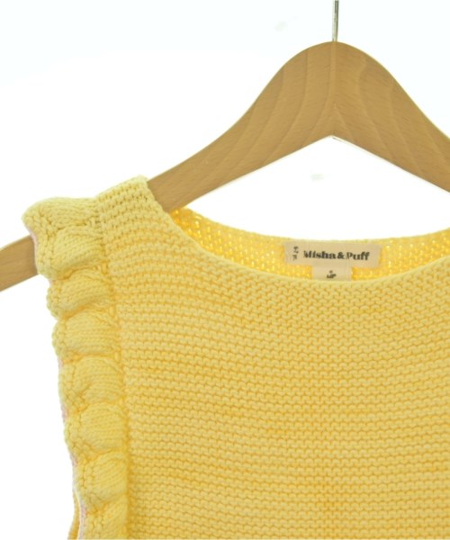 Misha & Puff（ミーシャアンドパフ）ニット 黄 サイズ:110(5T-6T) キッズ/2200676193053