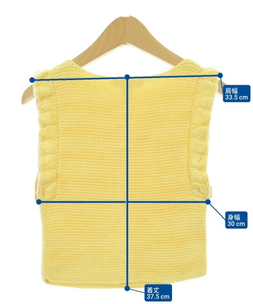 Misha & Puff（ミーシャアンドパフ）ニット 黄 サイズ:110(5T-6T) キッズ/2200676193053