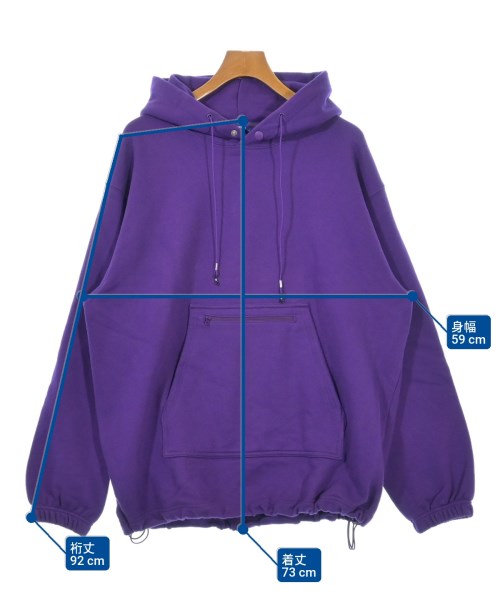 NEITHERS（ネイダース）パーカー 紫 サイズ:4(XL位) メンズ/2200626188023