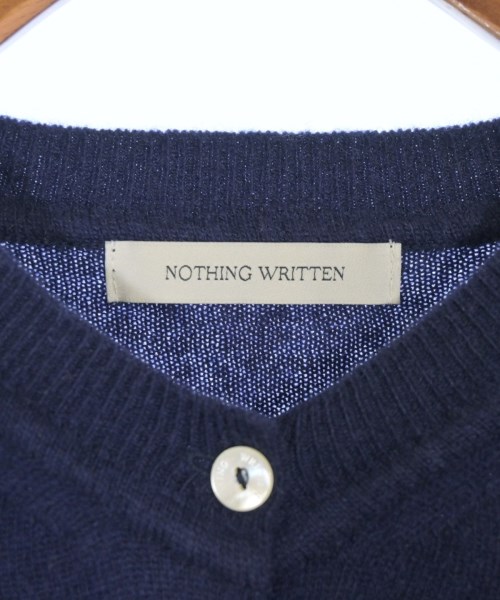 NOTHING WRITTEN（ナッシングリトゥン）カーディガン 紺 サイズ:-(S位) レディース/2200667171084