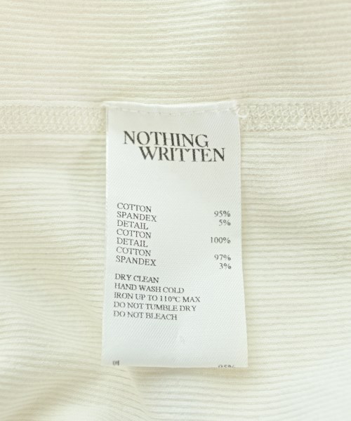 NOTHING WRITTEN（ナッシングリトゥン）Tシャツ・カットソー 白 サイズ:-(M位) レディース/2200722518069
