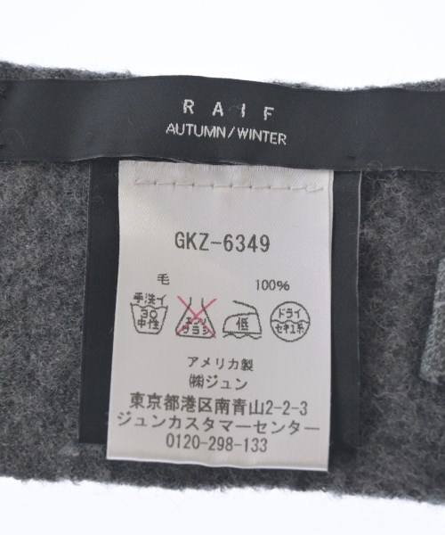 RAIF ADELBERG（レイフアデルバーグ）ストール グレー サイズ:- メンズ/2200688669645