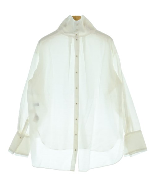 soutien collar（ステンカラー）カジュアルシャツ 白 サイズ:1(S位) レディース/2200680040022