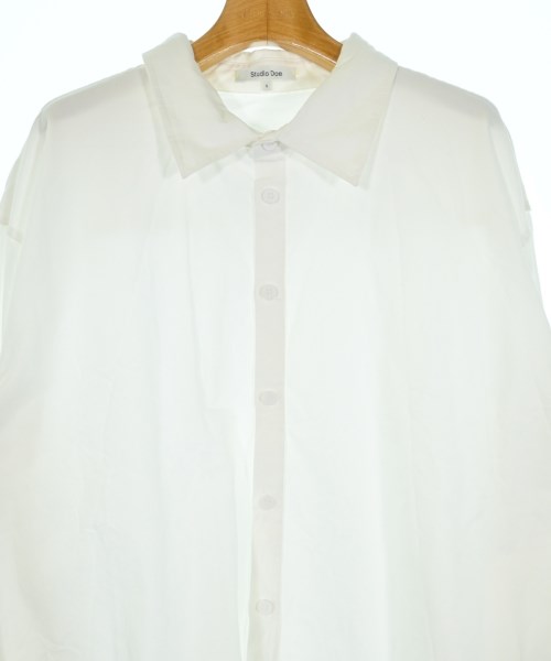 STUDIO DOE（スタジオドゥ）カジュアルシャツ 白 サイズ:S レディース/2200678214015