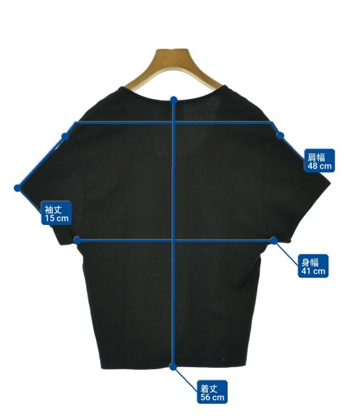 STUDIO DOE（スタジオドゥ）Tシャツ・カットソー 黒 サイズ:S レディース/2200713114041