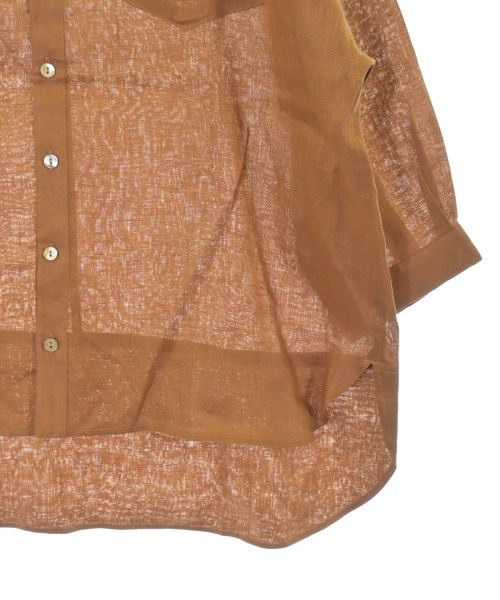 YARRA NEU（ヤラニュー）カジュアルシャツ 茶 サイズ:F レディース/2200678651018