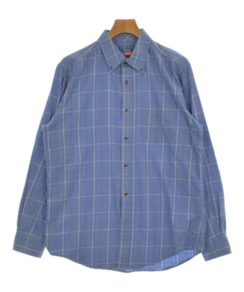 PURITAN(ピューリタン)カジュアルシャツ 青 サイズ:M/2200639447117