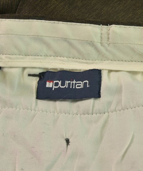 PURITAN（ピューリタン）スラックス 茶 サイズ:34(XL位) メンズ/2200628098085