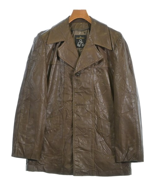 PURITAN（ピューリタン）ライダース 茶 サイズ:40(L位) メンズ/2200634431081