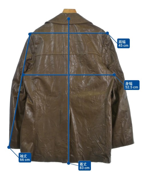 PURITAN（ピューリタン）ライダース 茶 サイズ:40(L位) メンズ/2200634431081