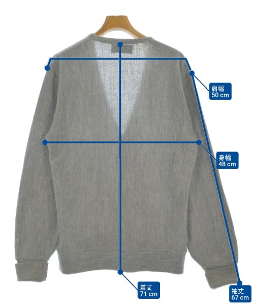 PURITAN（ピューリタン）カーディガン グレー サイズ:L メンズ/2200665785016