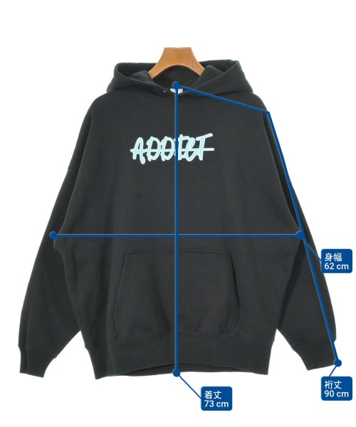 A.D.D.I.C.T（アディクト）パーカー 黒 サイズ:XL メンズ/2200642219138