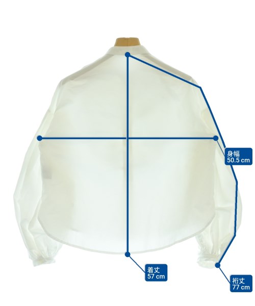 aLORS（アロー）ブラウス 白 サイズ:0(XS位) レディース/2200676525052