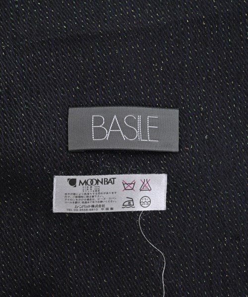 BASILE（バジーレ）ストール 黒 サイズ:- レディース/2200646306100