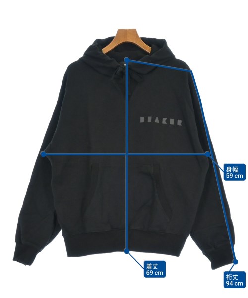 BEAKER（ビーカー）パーカー 黒 サイズ:2(M位) メンズ/2200626793029