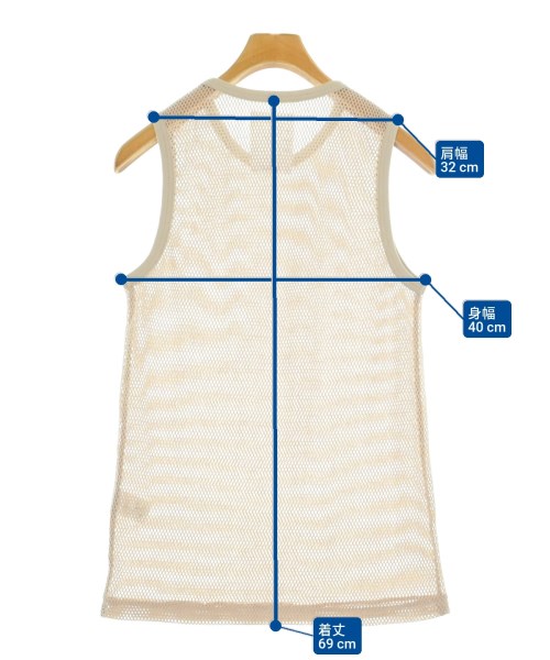 BLACKBIRD（ブラックバード）タンクトップ ベージュ サイズ:0(XS位) メンズ/2200653729084