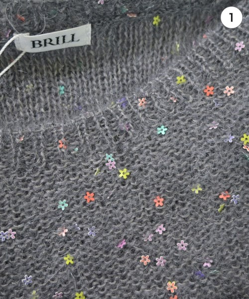 BRILL（ブリル）ニット・セーター グレー サイズ:F レディース/2200644744942