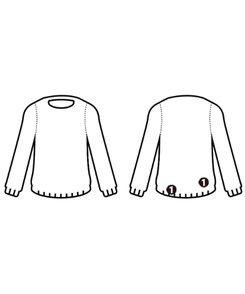 BRILL（ブリル）ニット・セーター グレー サイズ:F レディース/2200644746854