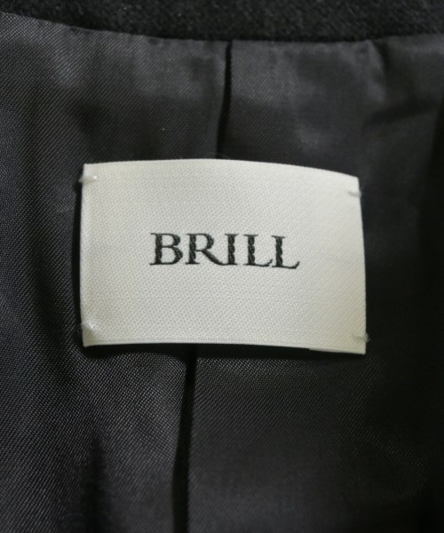 BRILL（ブリル）ノーカラージャケット 黒 サイズ:38(M位) レディース/2200614850017