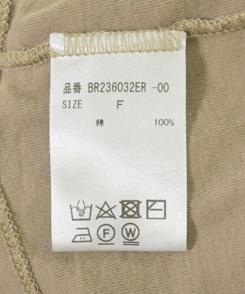 BRILL（ブリル）Tシャツ・カットソー ベージュ サイズ:F レディース/2200722129074