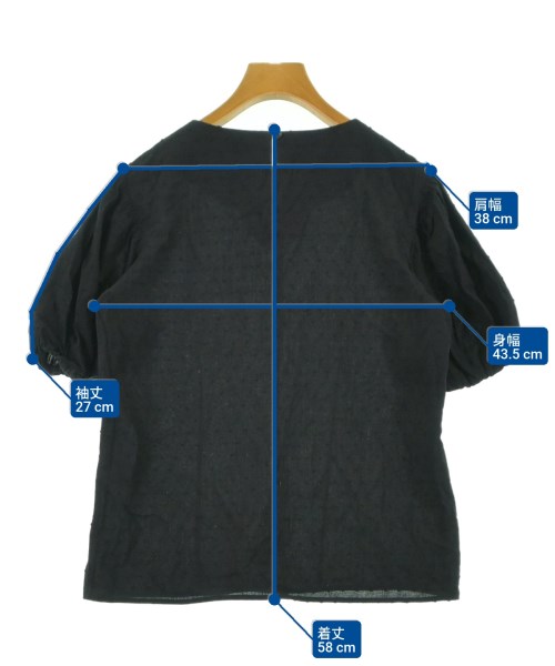 eunoia（ユノイア）ブラウス 黒 サイズ:-(L位) レディース/2200603091124