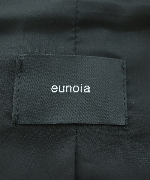 eunoia（ユノイア）ノーカラージャケット 黒 サイズ:F レディース/2200692851029