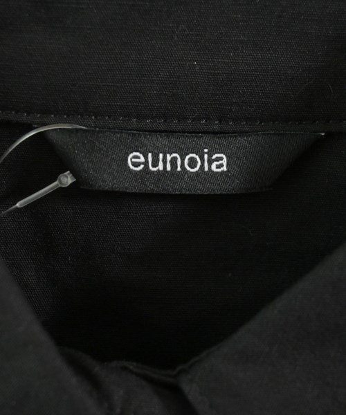 eunoia（ユノイア）シャツワンピース 黒 サイズ:S レディース/2200660487120